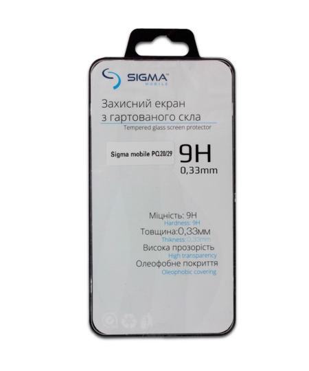 TEMPERED GLASS SCREEN PROTECTOR FOR X-TREME PQ20/PQ29