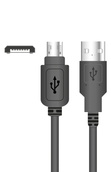 Кабель USB>micro-USB із звуженим корпусом, 2A